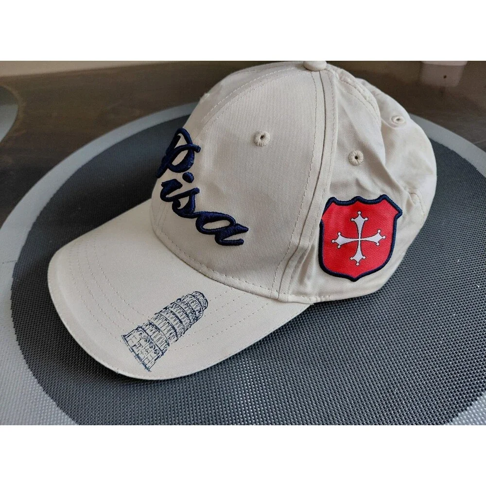 Pisa Hat Cap Beige Adjustable Italy
